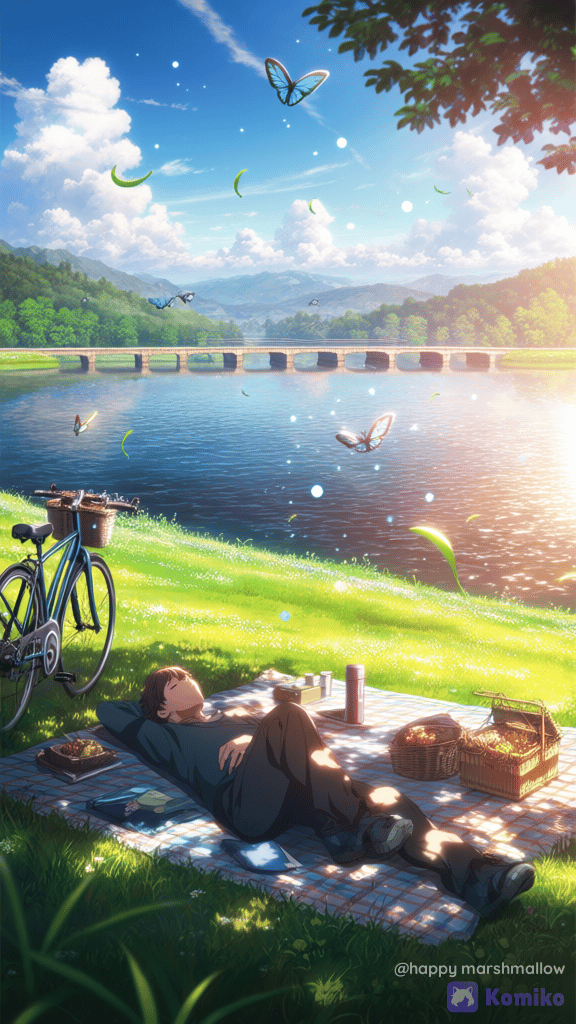 Relaxing cinematic view