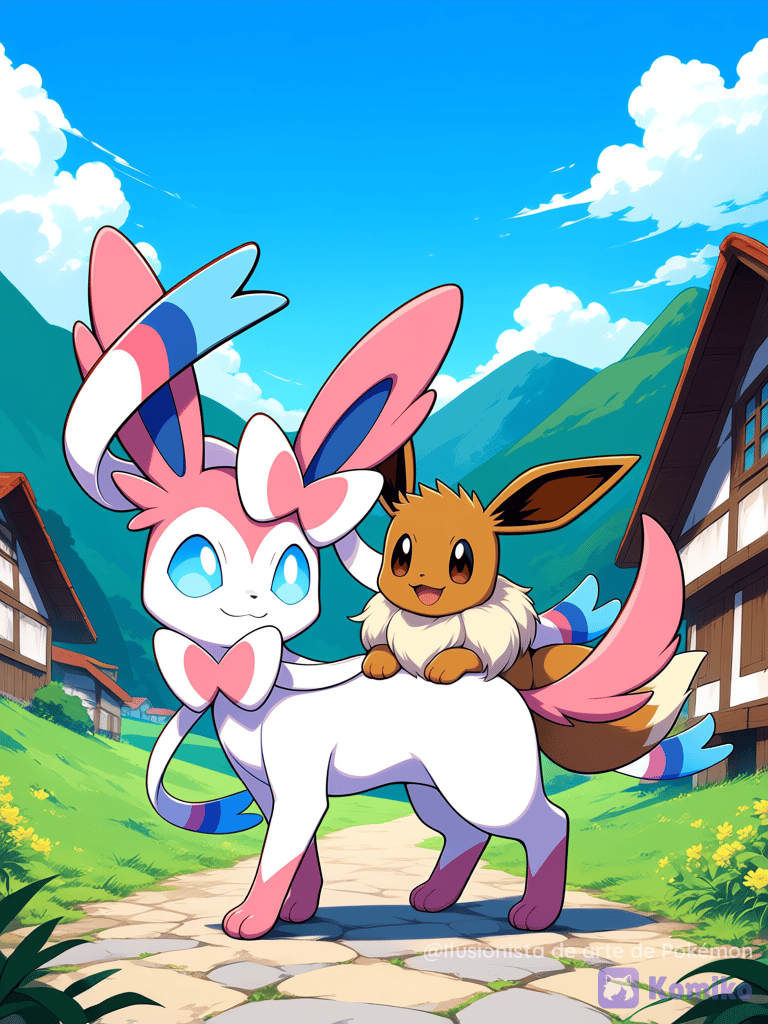 Compañeros Eevee y sylveon