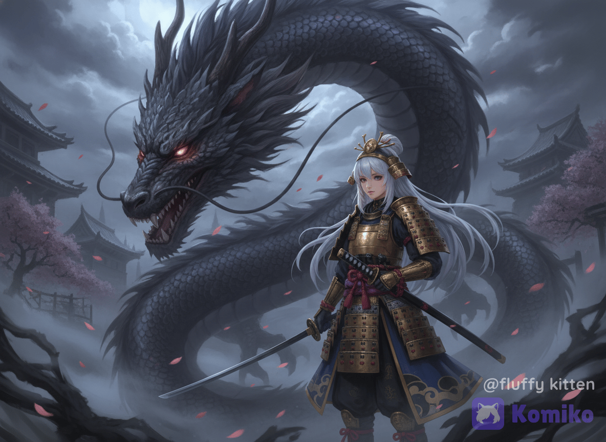 Japanese Dark Fantasy: The Oni & The Sacred Dragon