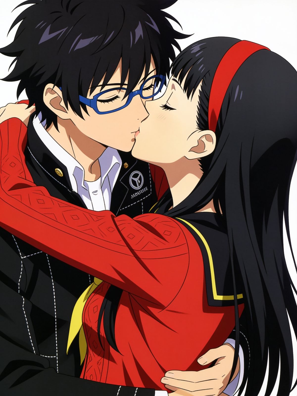 Renji and Yukiko Kiss