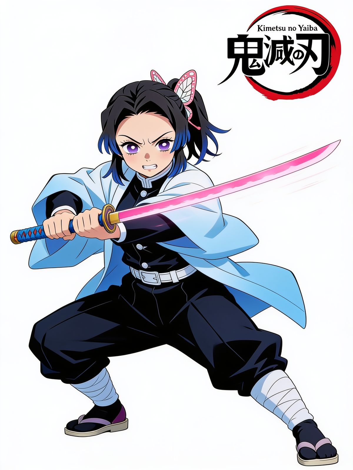 A glimpse of Yuna's nichirin sword