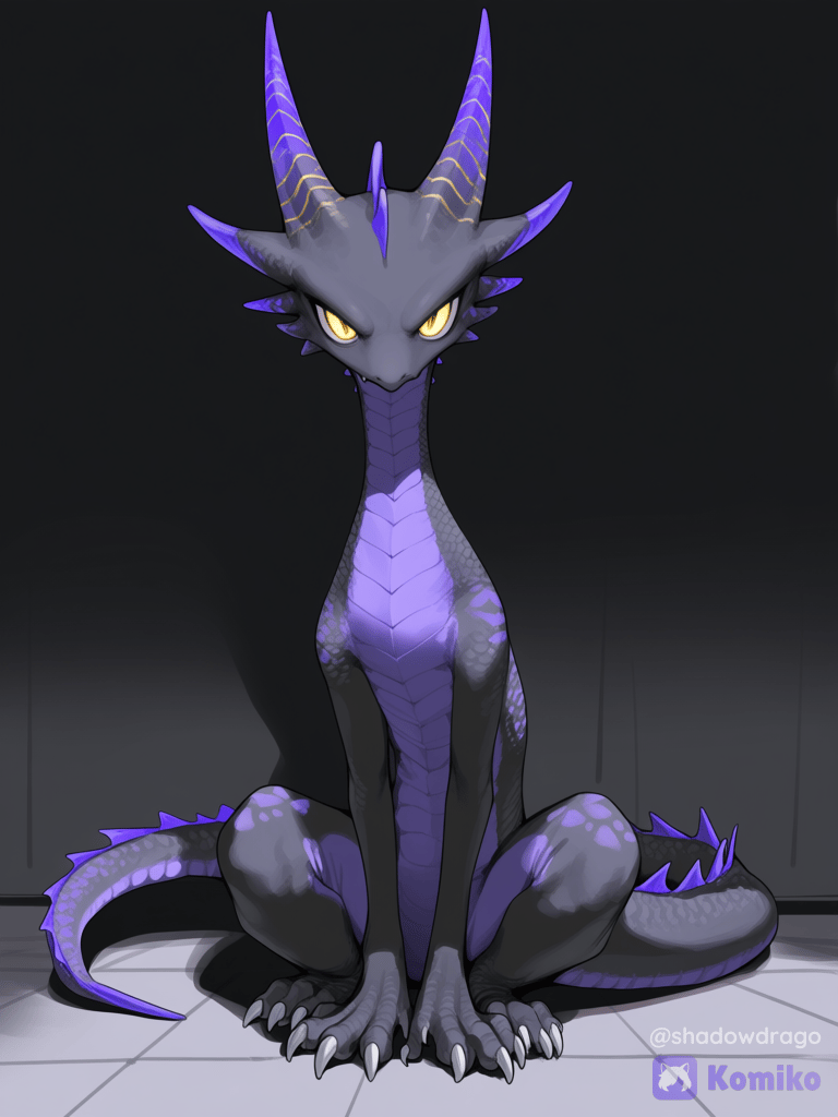 crouching Drago shadow