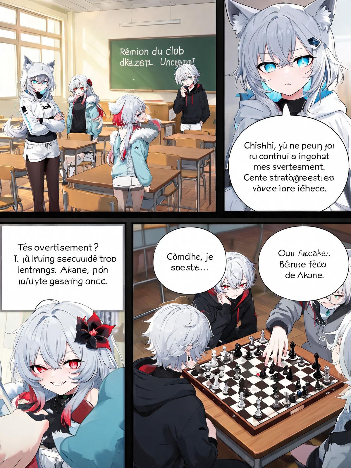 Akane et les échecs du club ♡