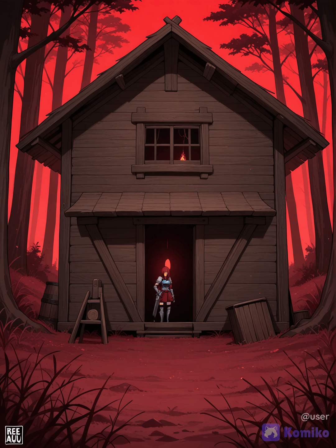 Wooden house