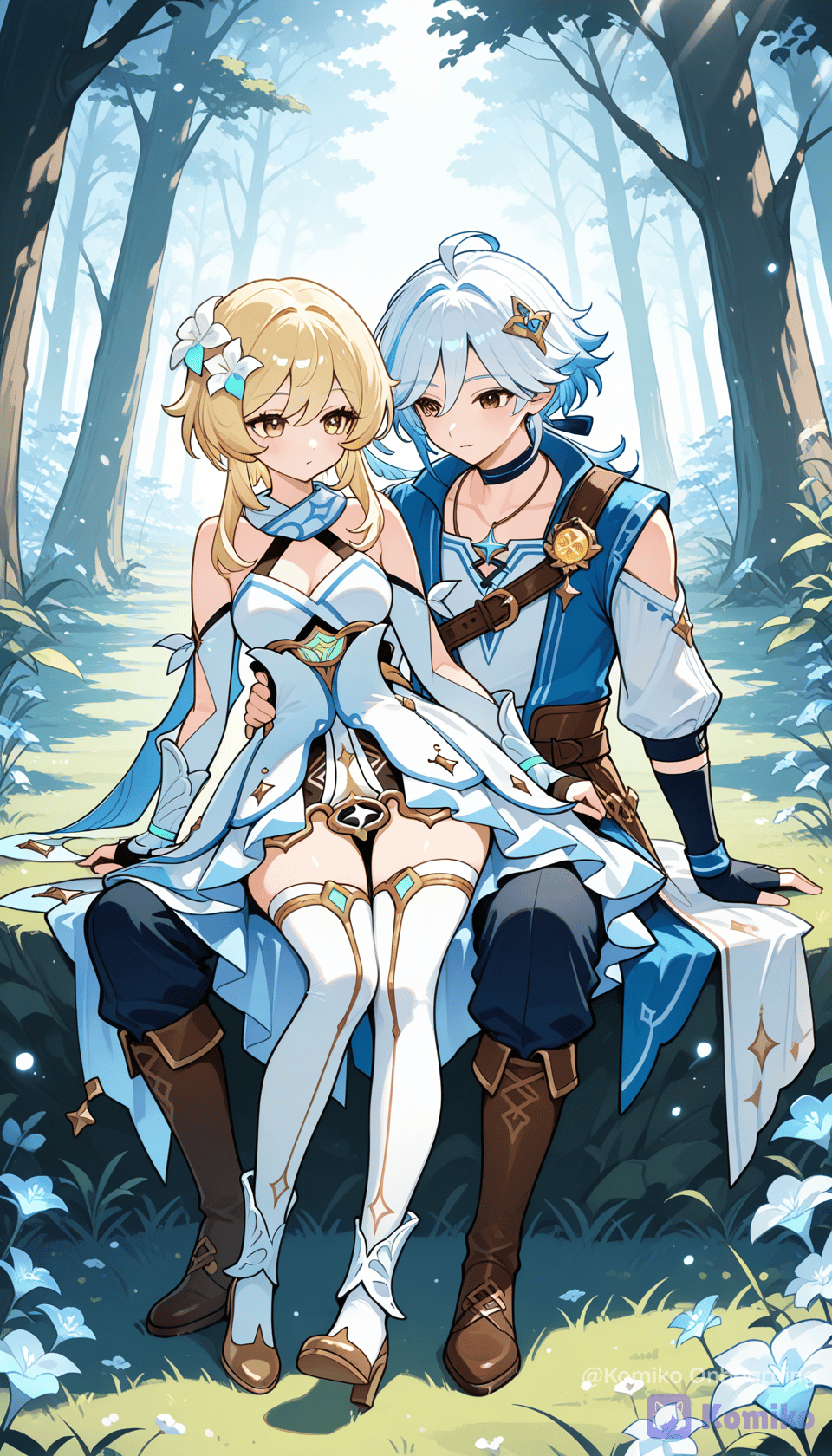 Serene Forest Moment