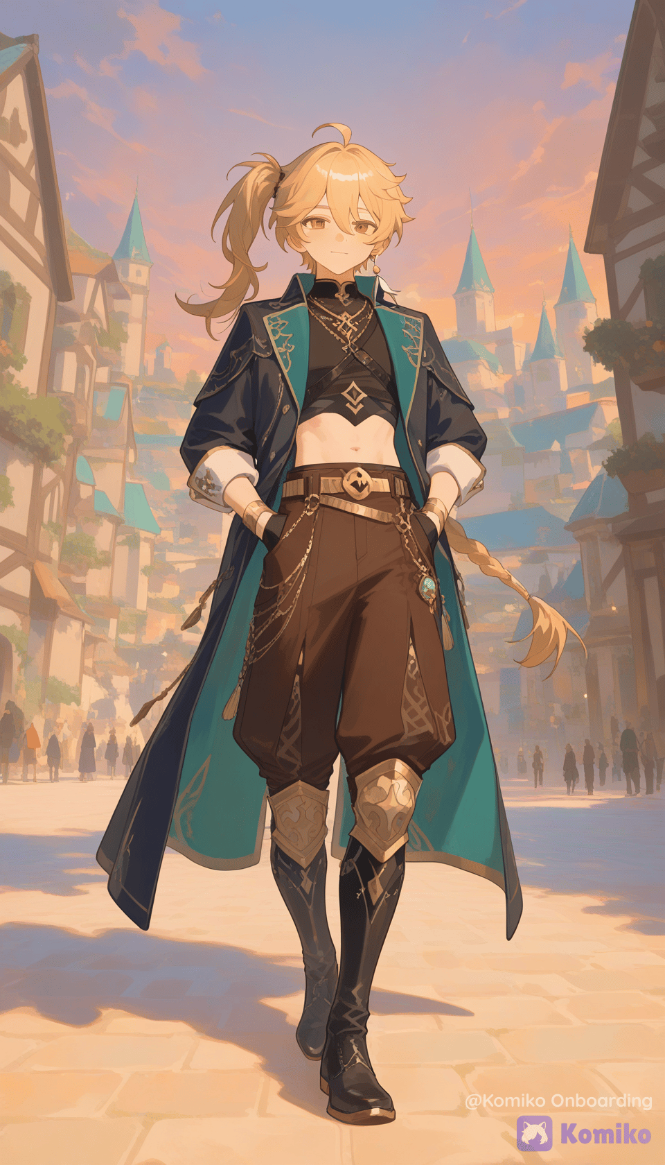 Golden Sunset Walk