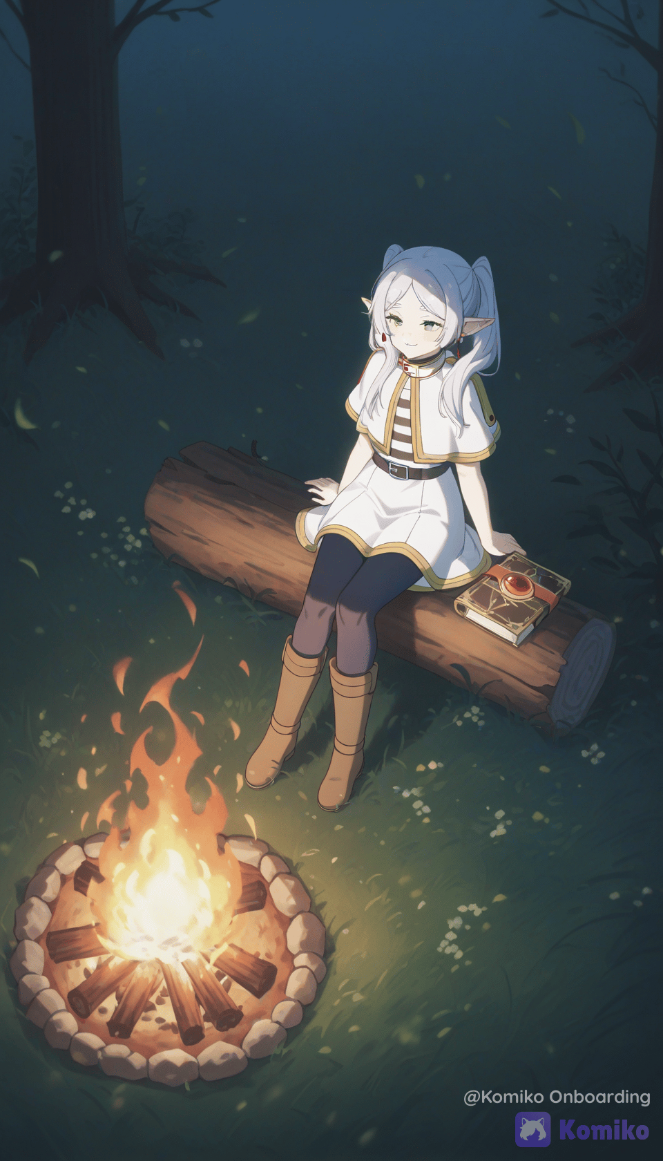 Quiet Campfire Night