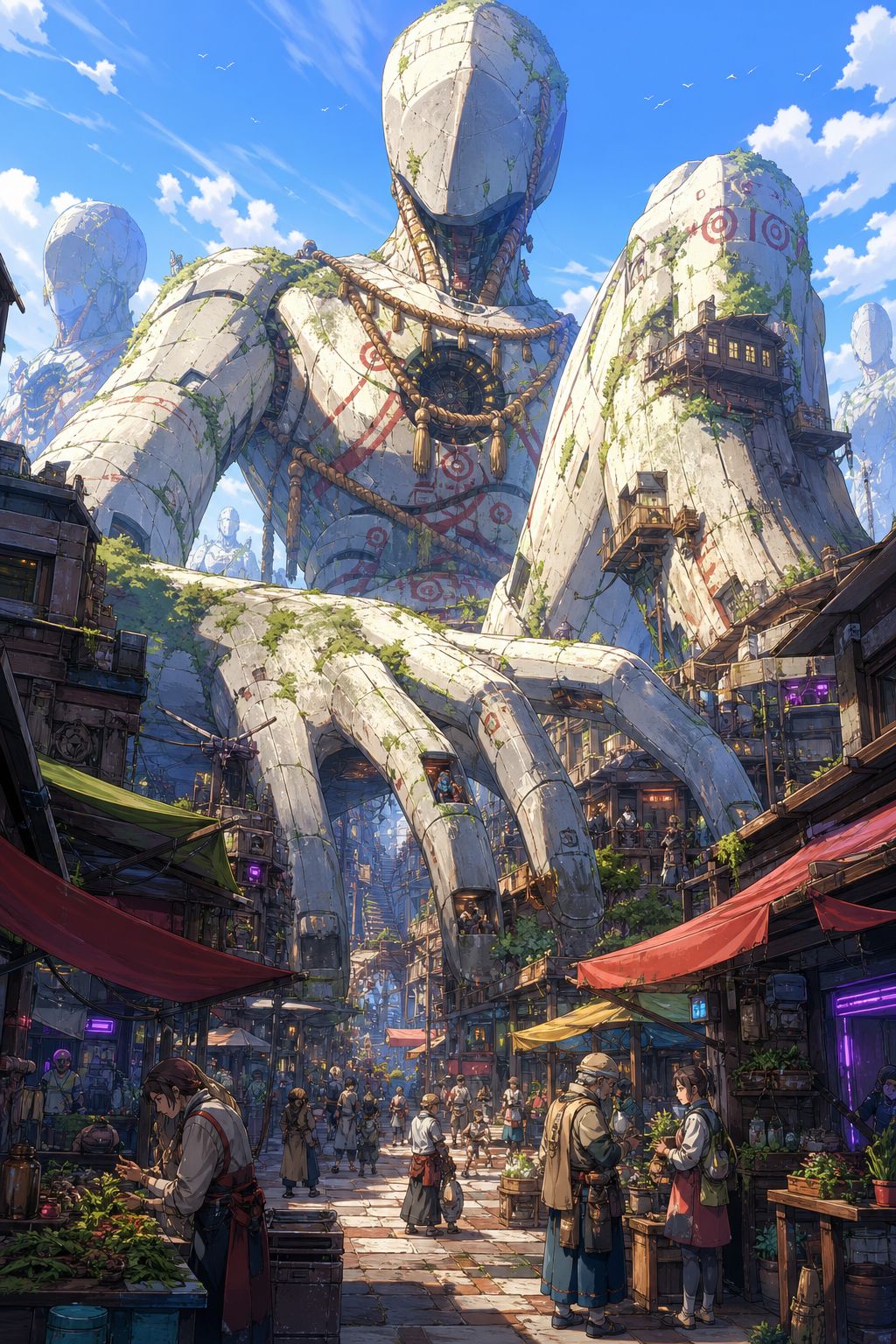 🌿A city under the gaze of giants