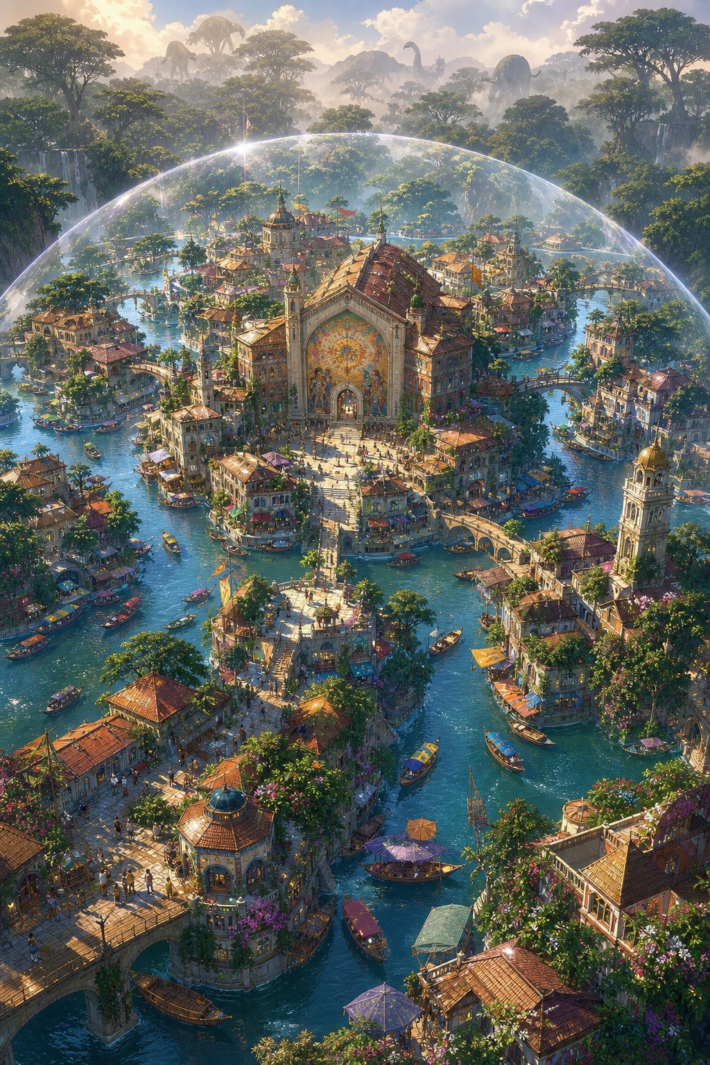 a peaceful tropical city 🌿