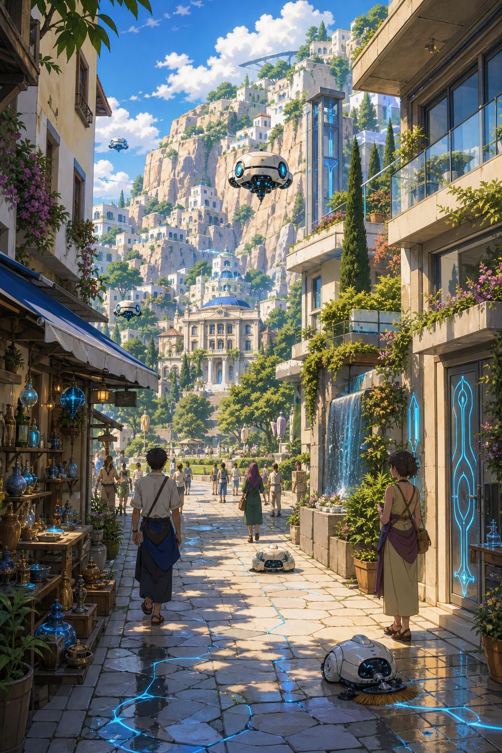 A morning walk🩵