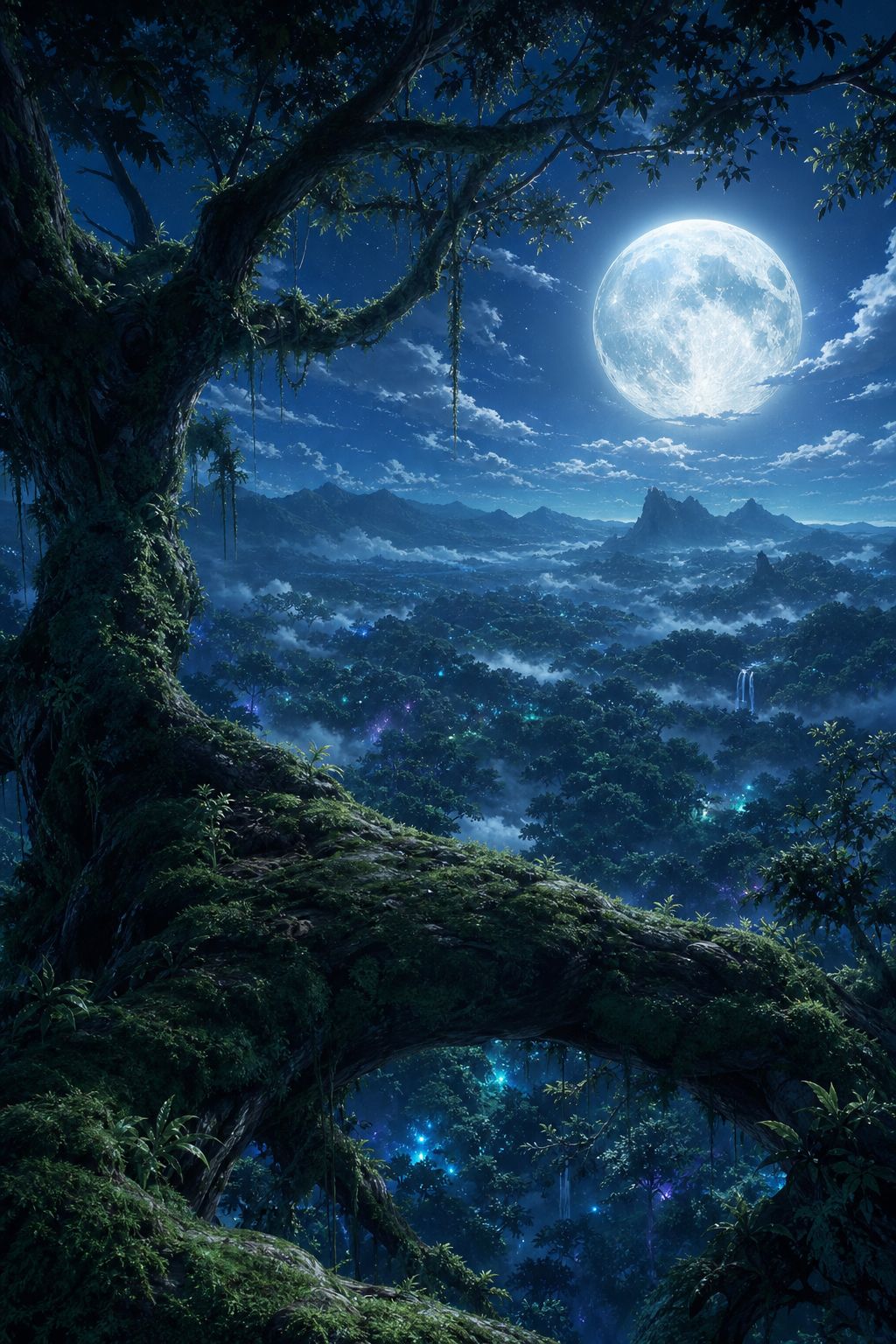 A night above the forest 🌿