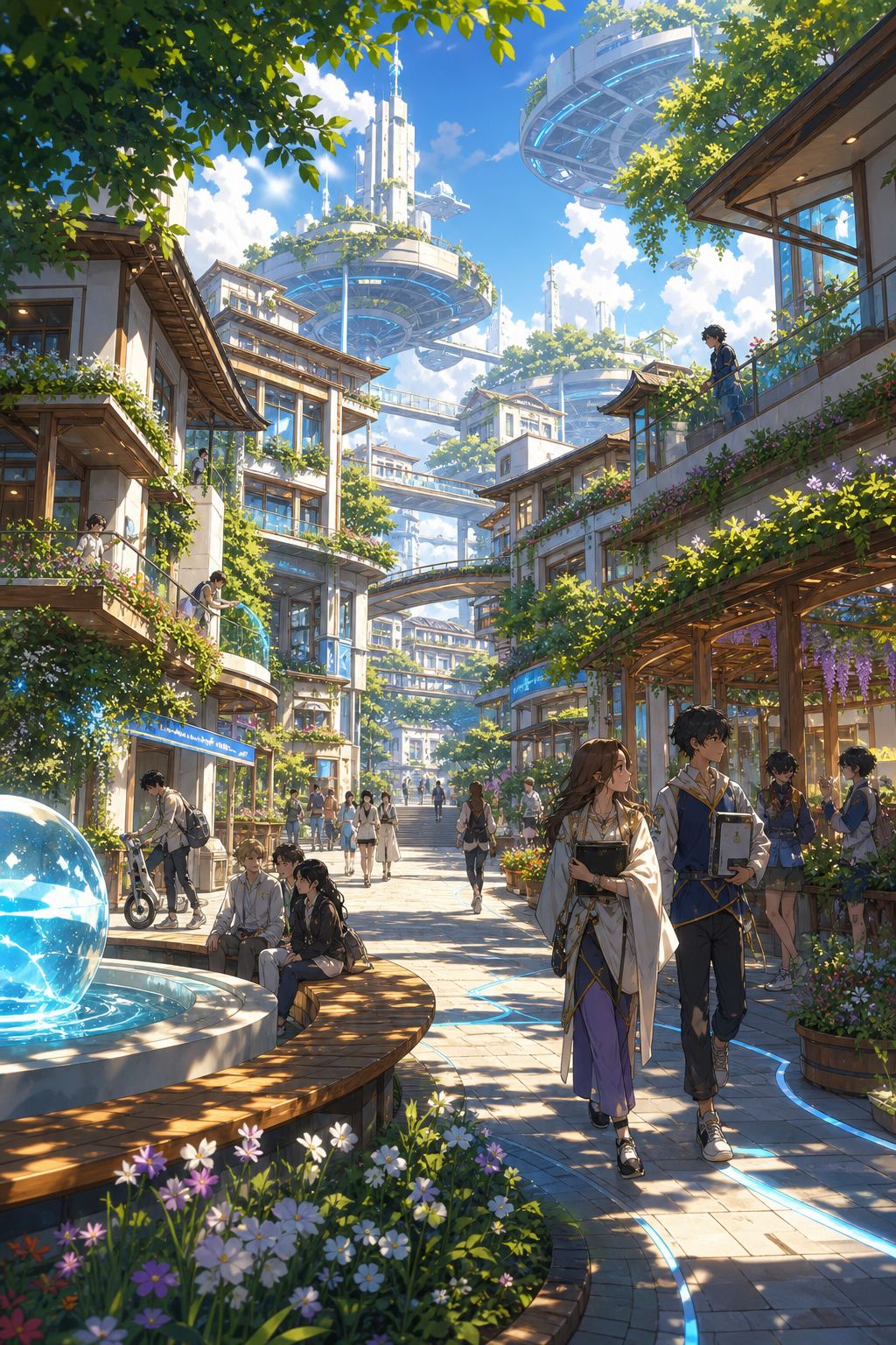 A walk in the city🌿