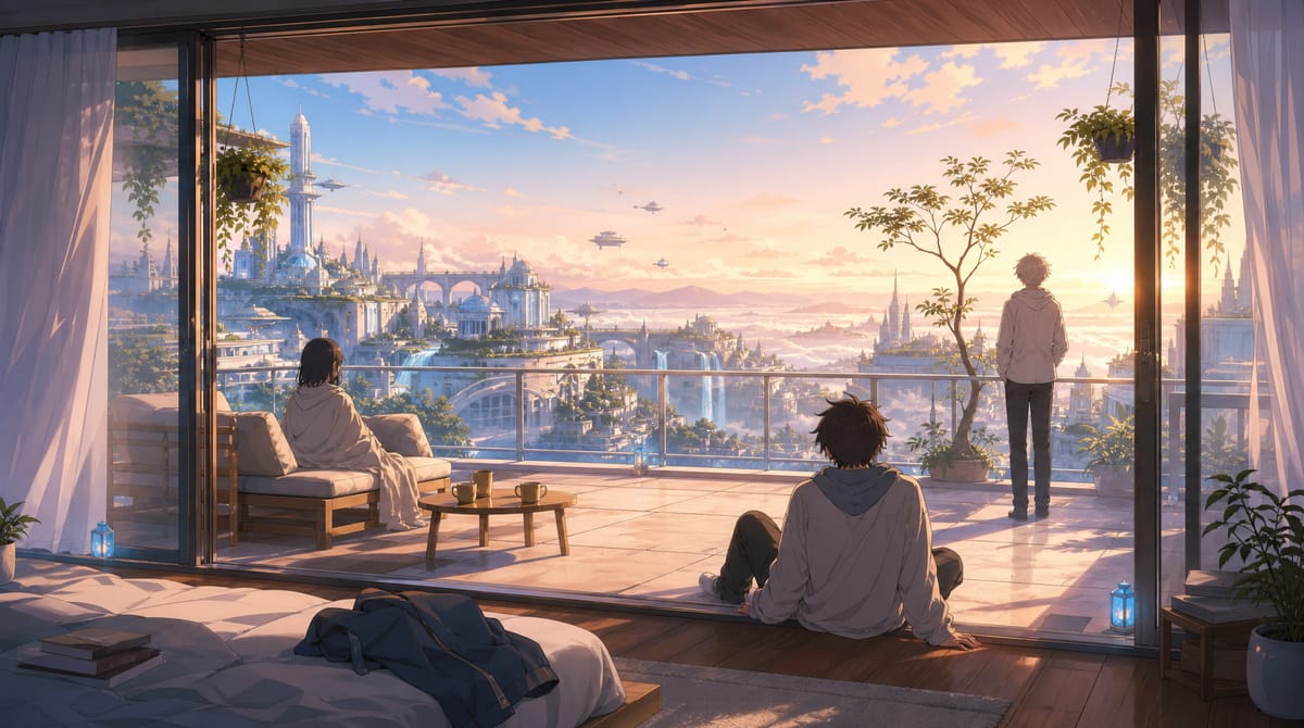 The end of the day watching the sunset 🌇