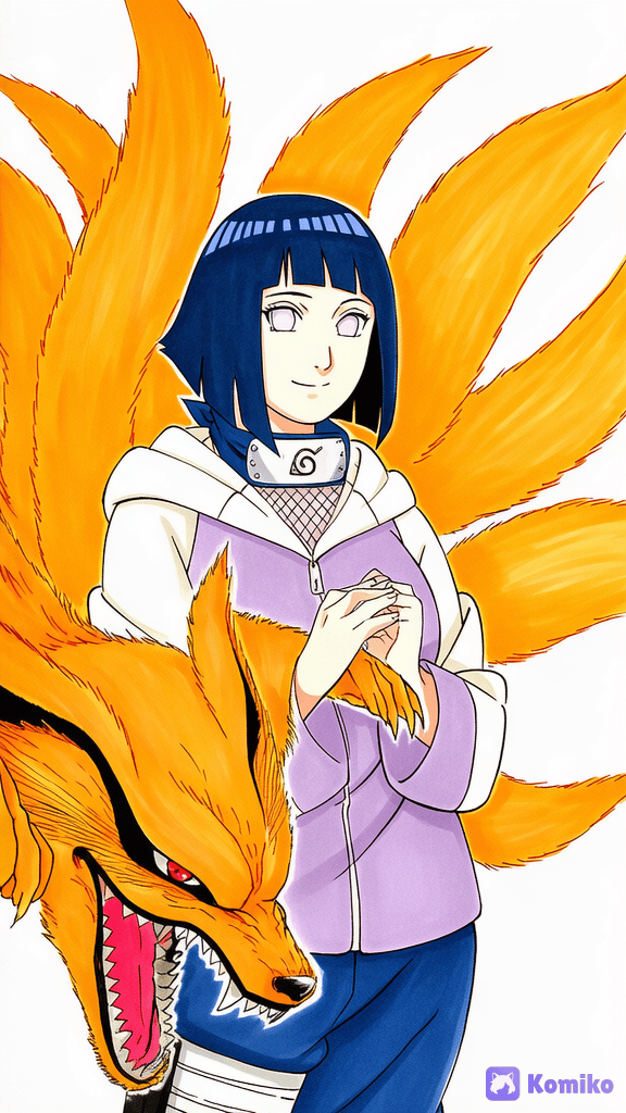 Hinata e Kurama 🦊
