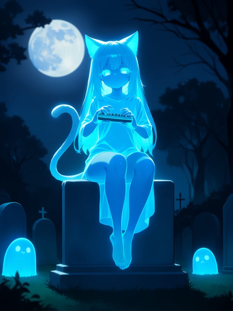 Haunted Cat Girl