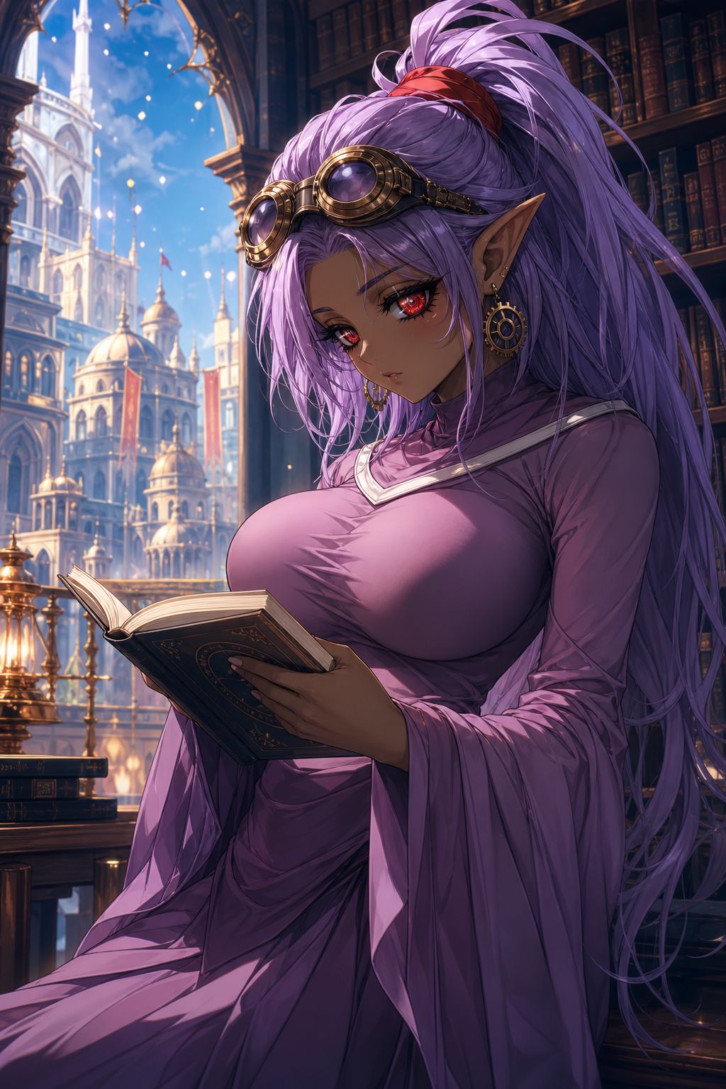 Lilith Cosplaying Schala