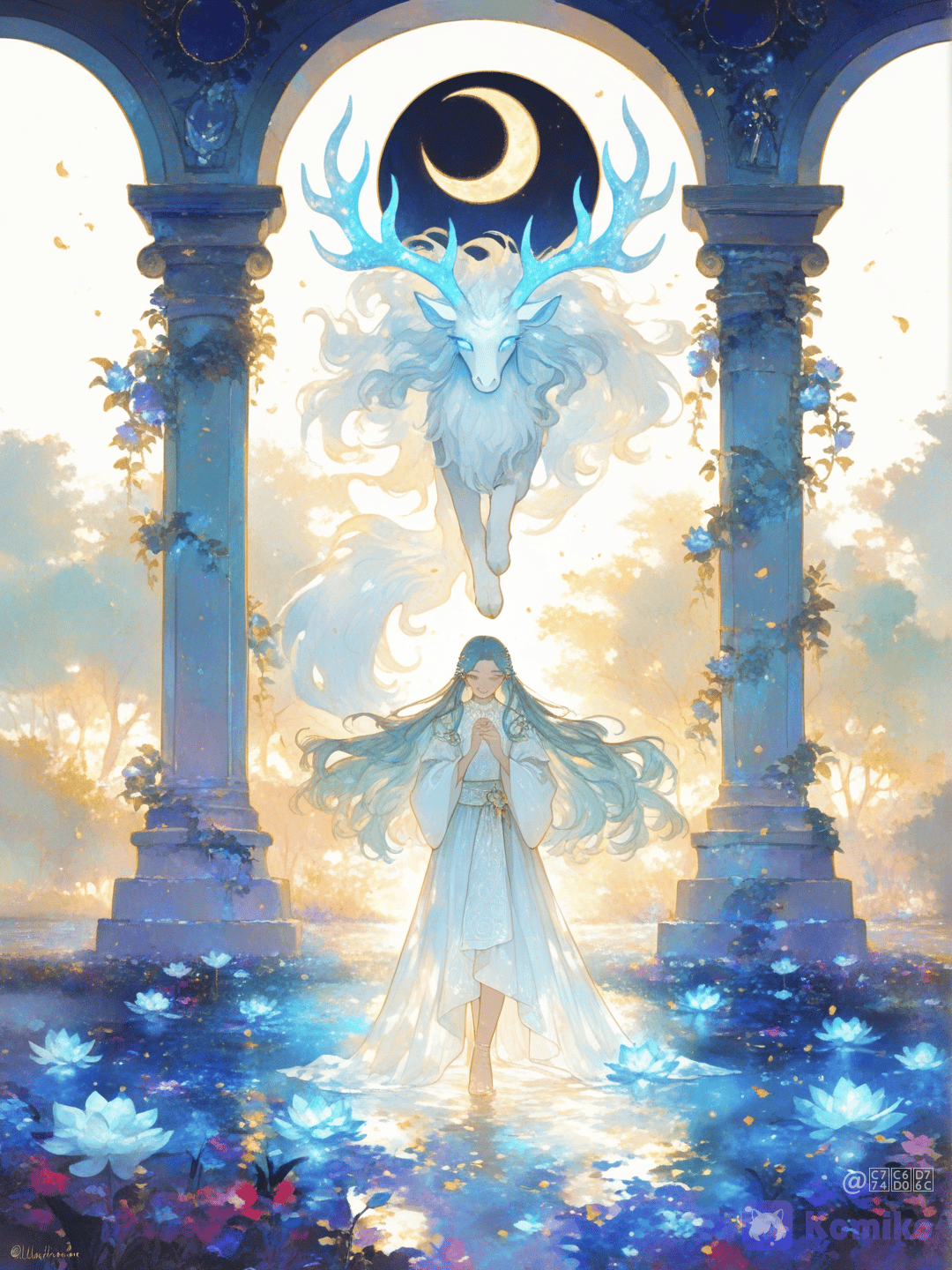 Livea and her spirit beast.