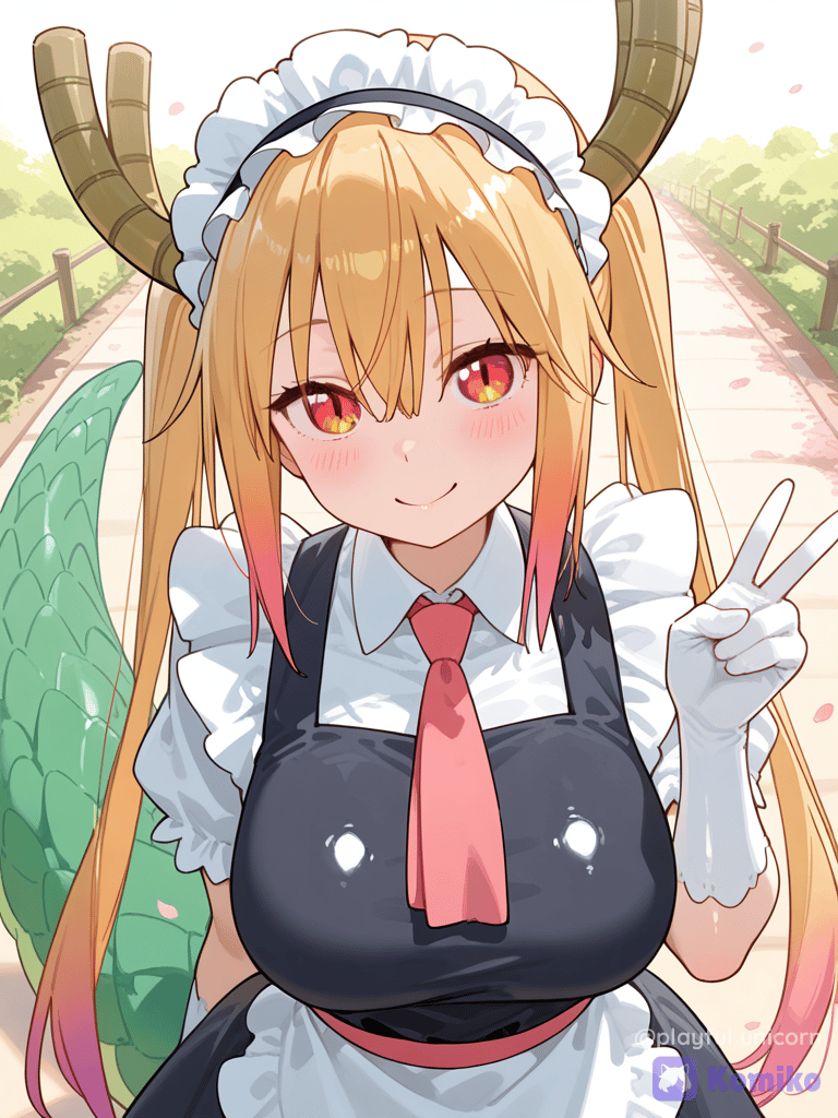 Tohru's Sakura Peace Signs! 🌸✨