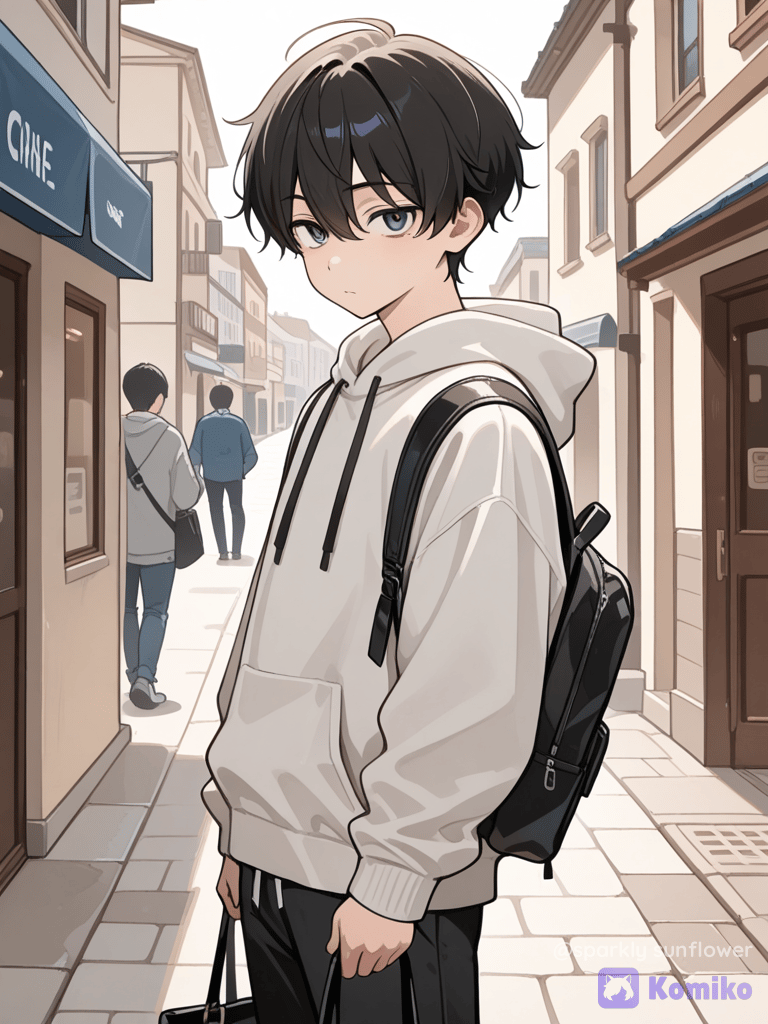 Lucas was waiting for you