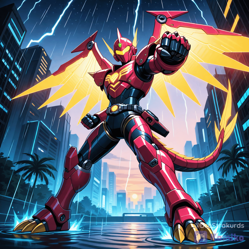 A Cyber-Android Dragon Enforcement Cyborg