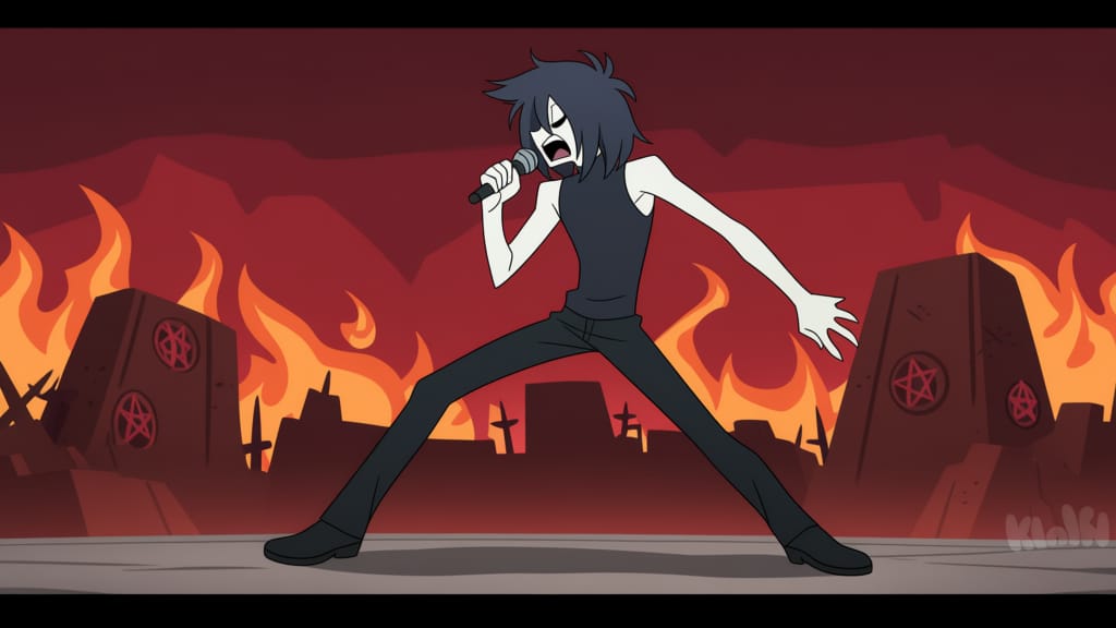 Adam gontier Three days Grace in hazbin hotel stylized