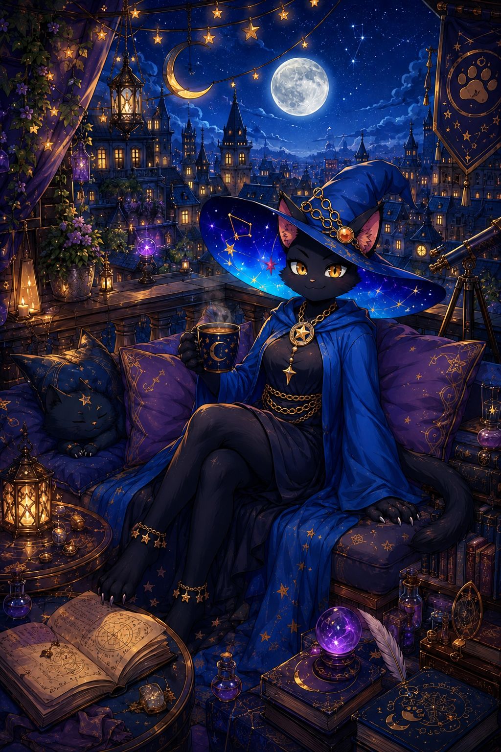 "Won't you watch the stars with me, love?"