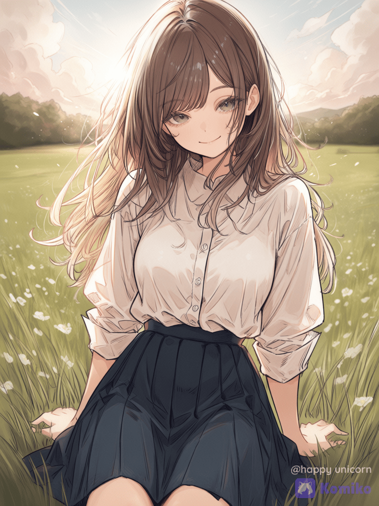 Resting in the field