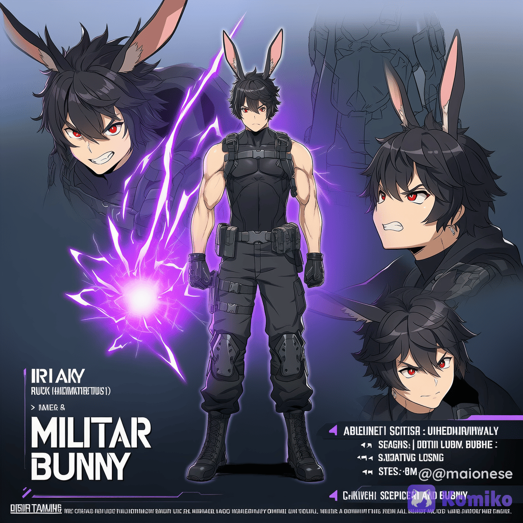 Rikay, o Militar Bunny! 🐰💥