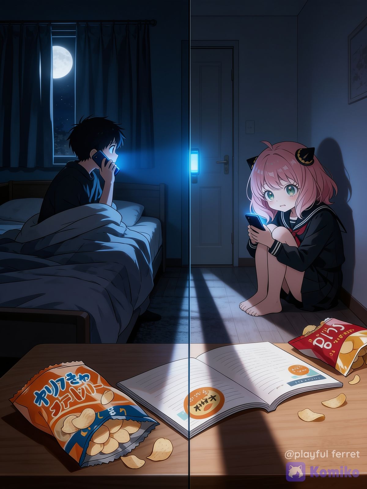 A midnight secret call