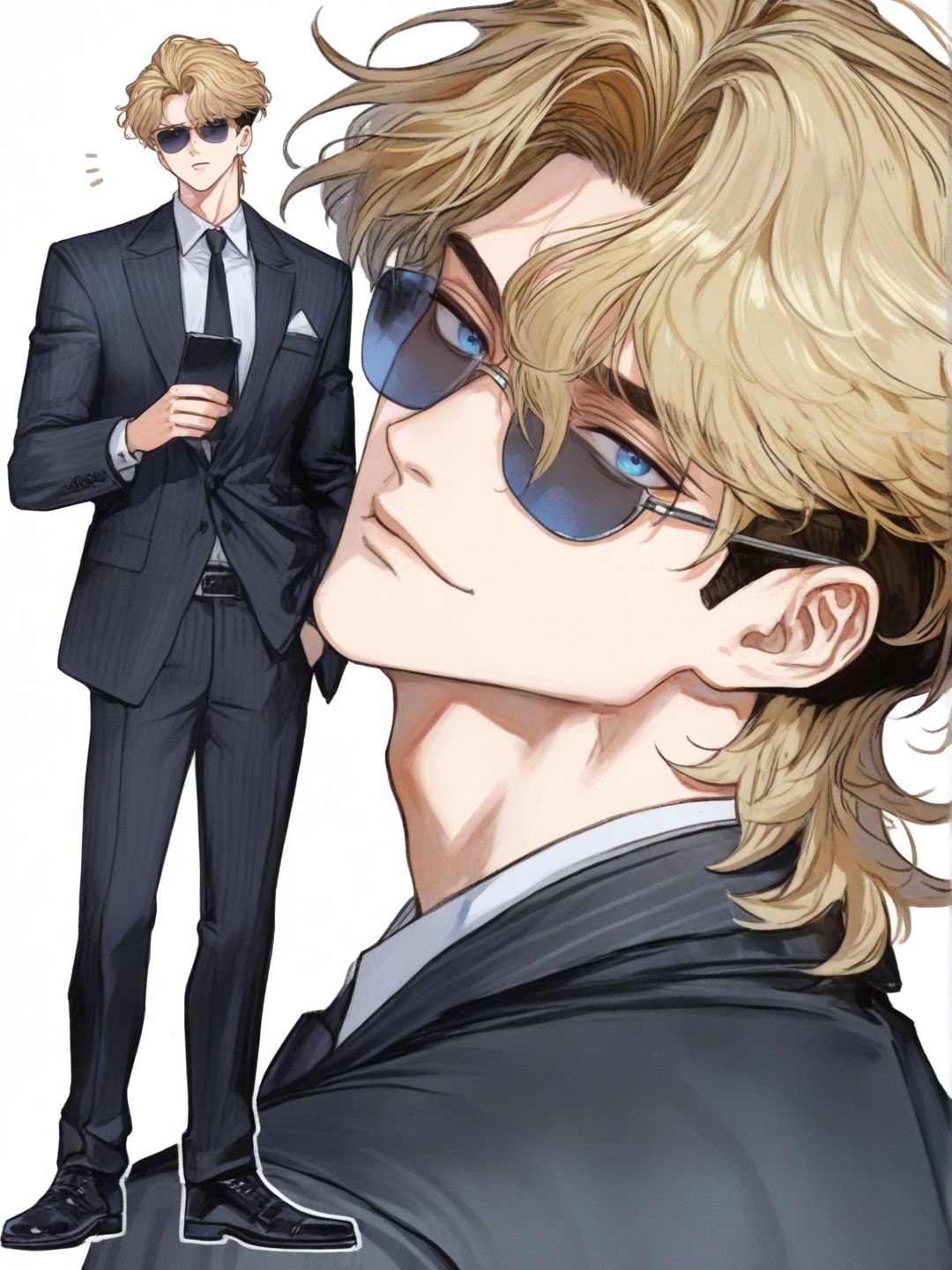 Sunglasses Mullet King 😎💼