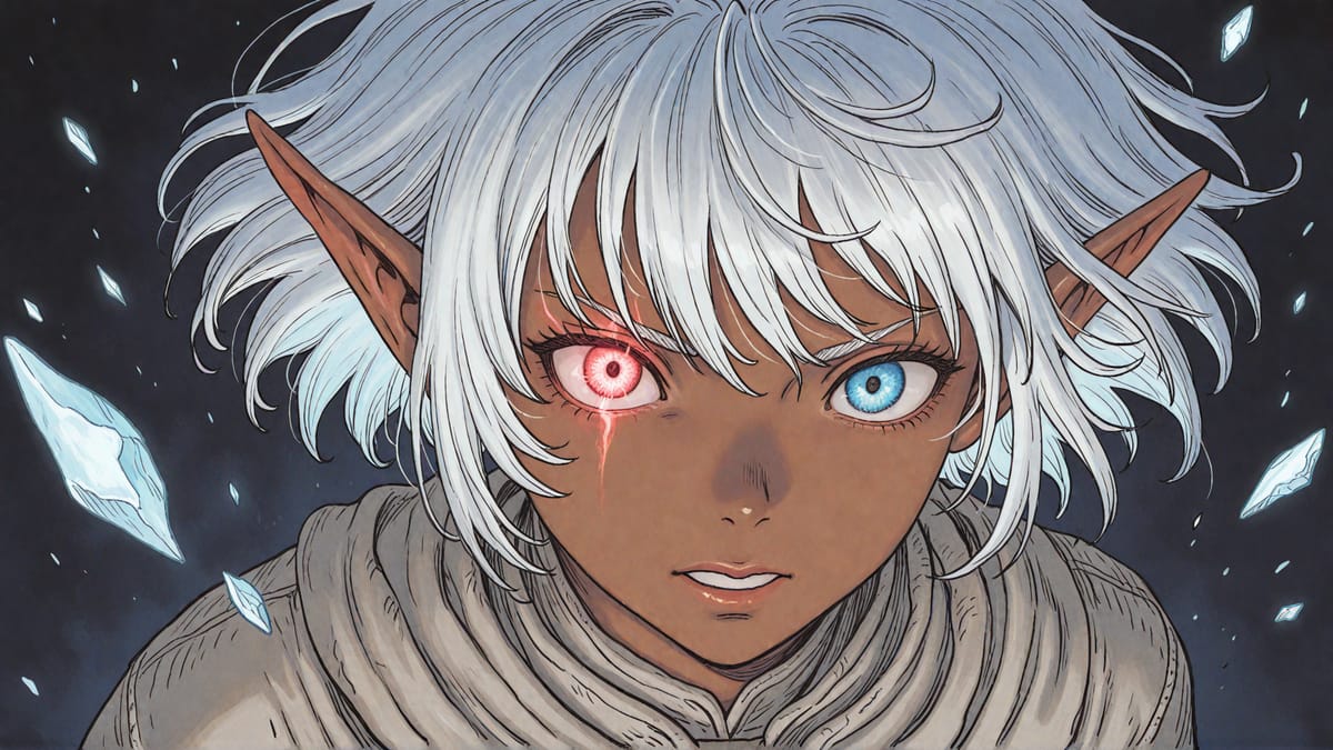 dark-skinned elven