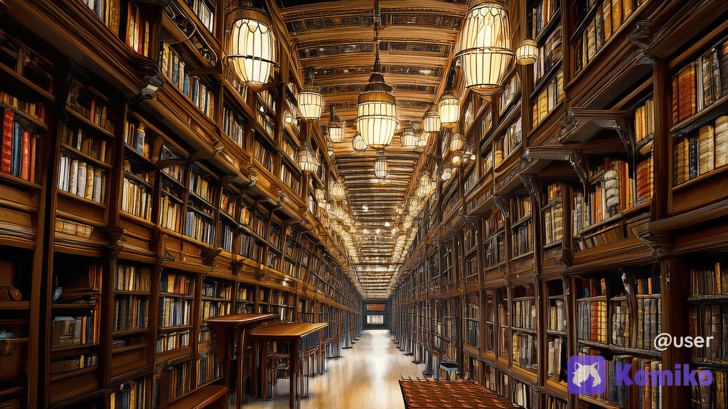 An ancient and almost infinite library