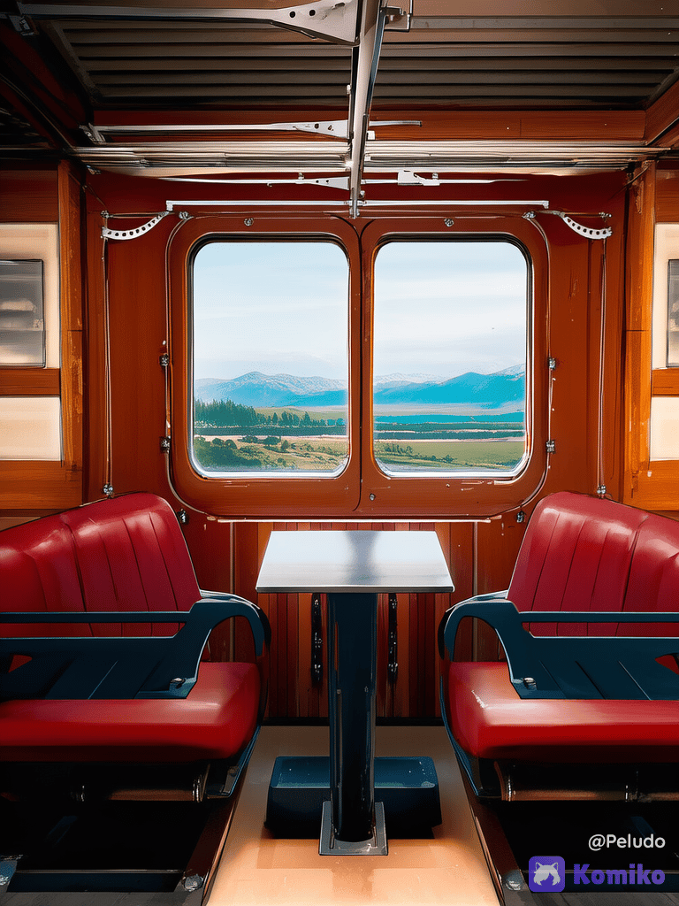 The train cabin