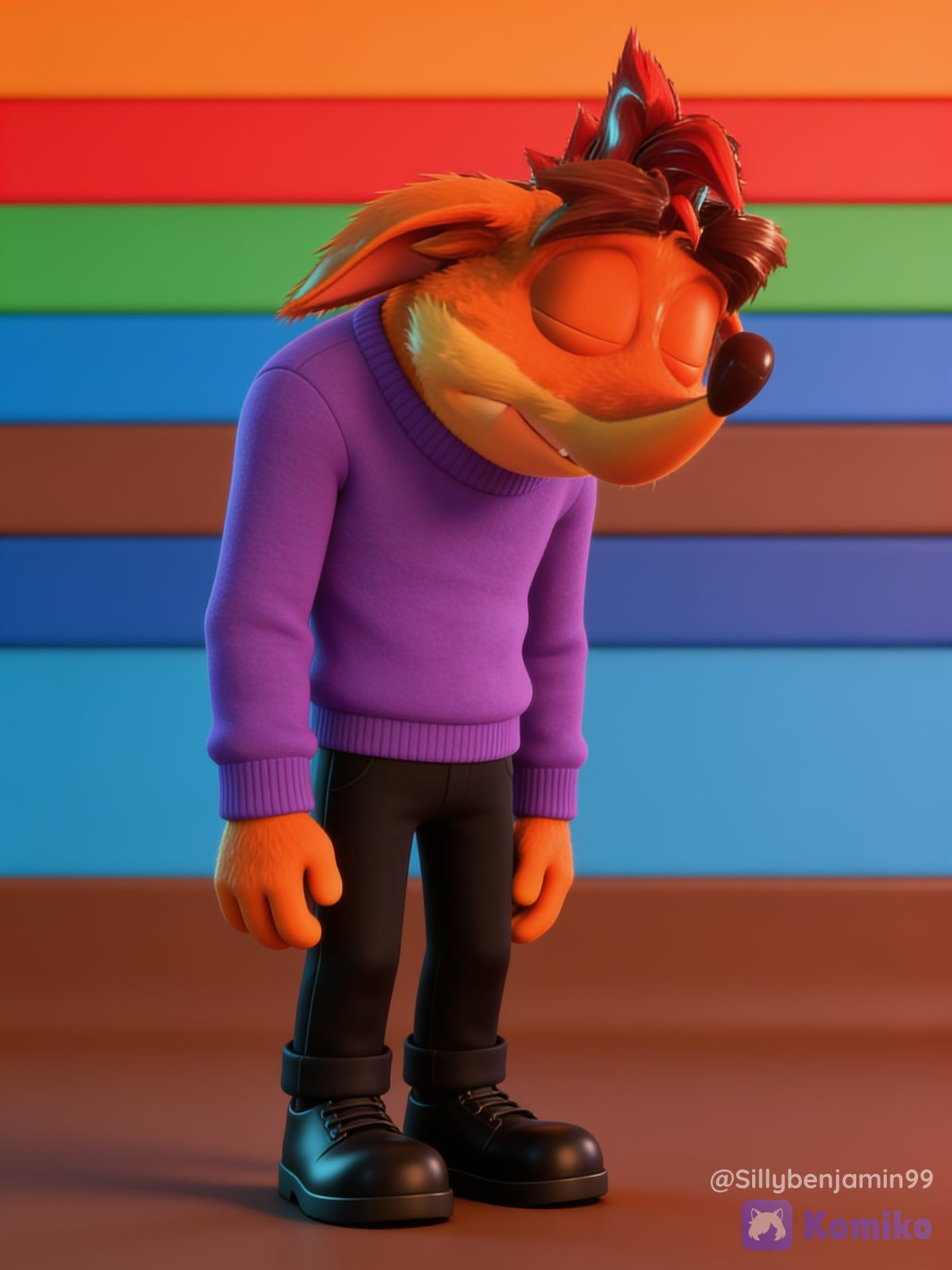 Sleeping Crashworth Cortex (Crash Bandicoot)
