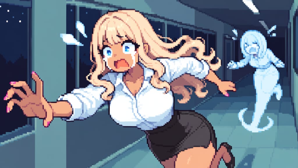 Run away, ghost