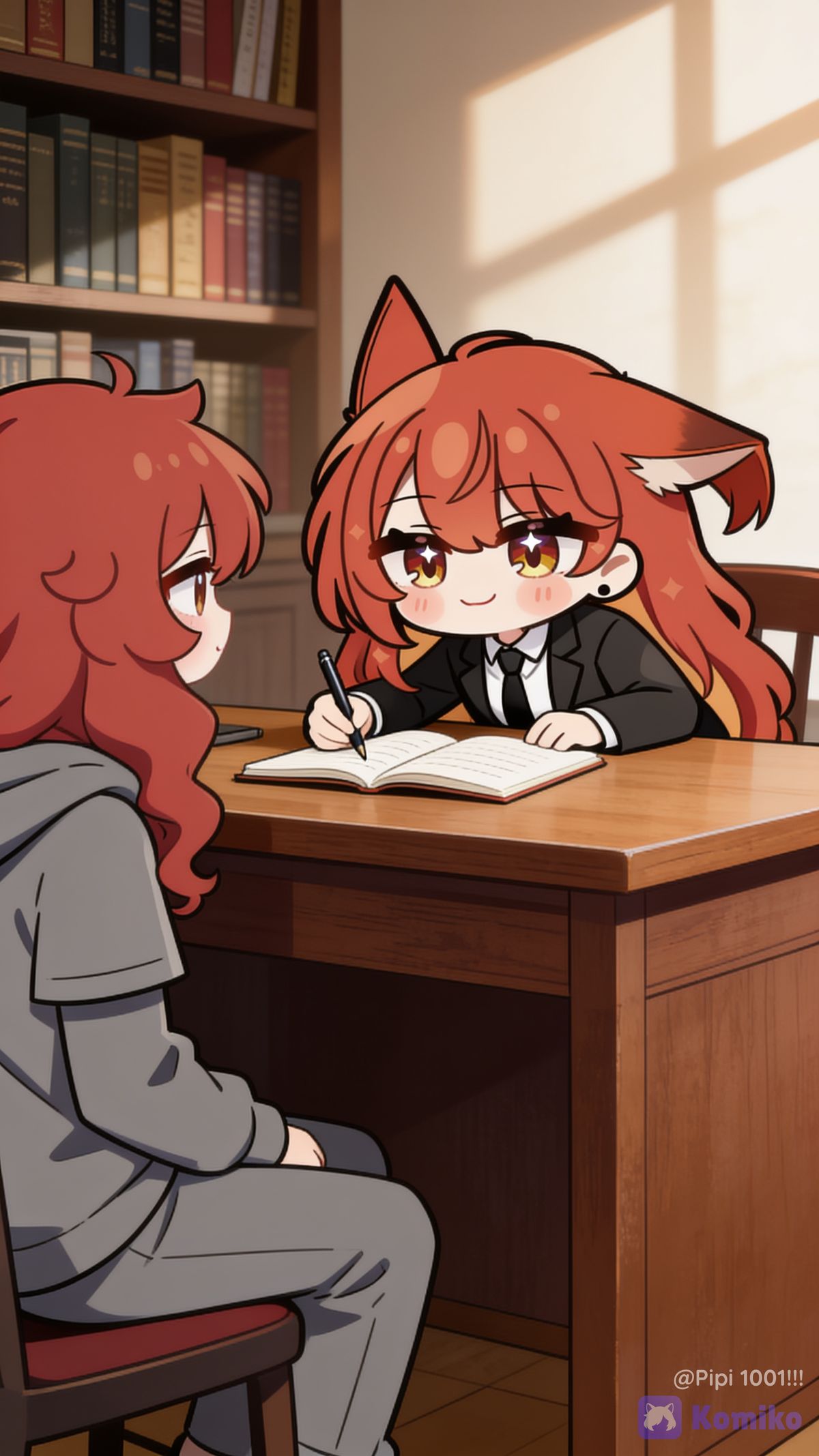 Chatting with Karin