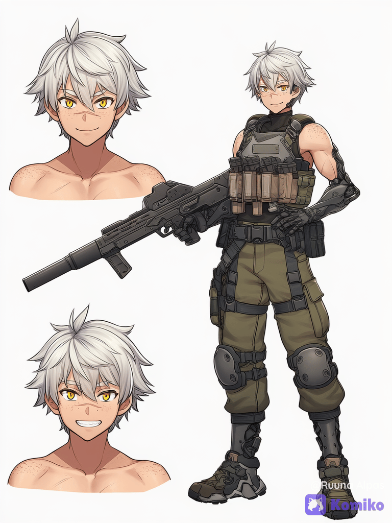 Tried a gender swap of the mechanical pilot I'm making.