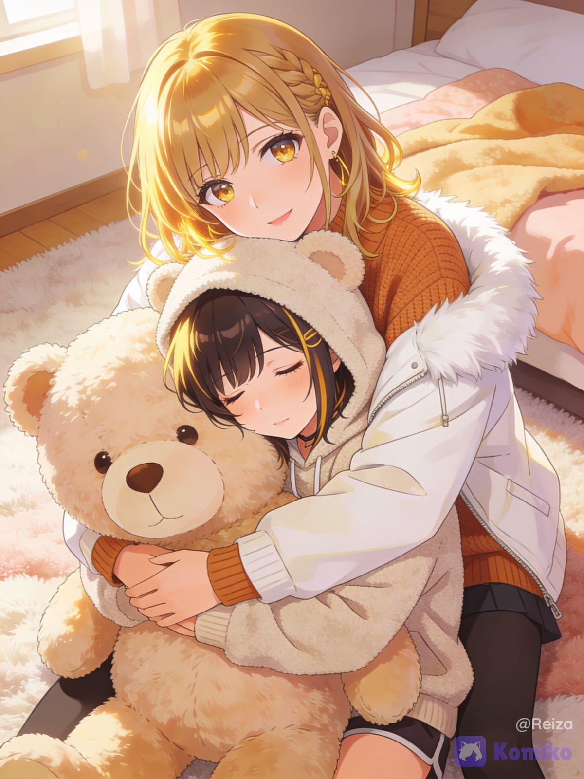 Triple Hug 💗🧸