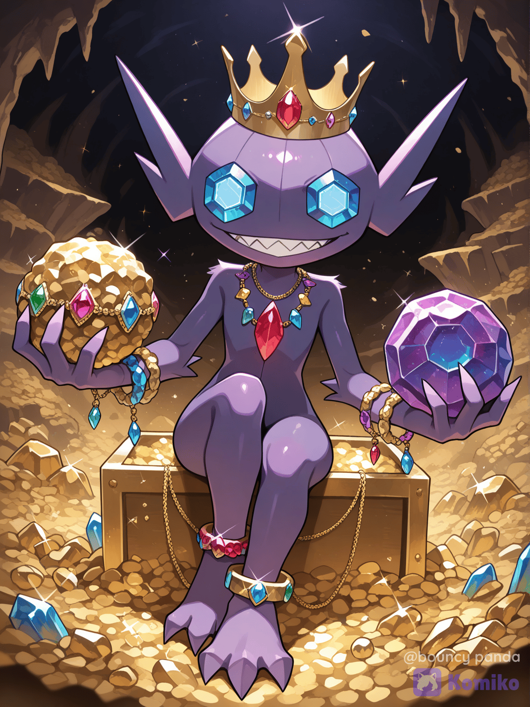 Sableye in its layer