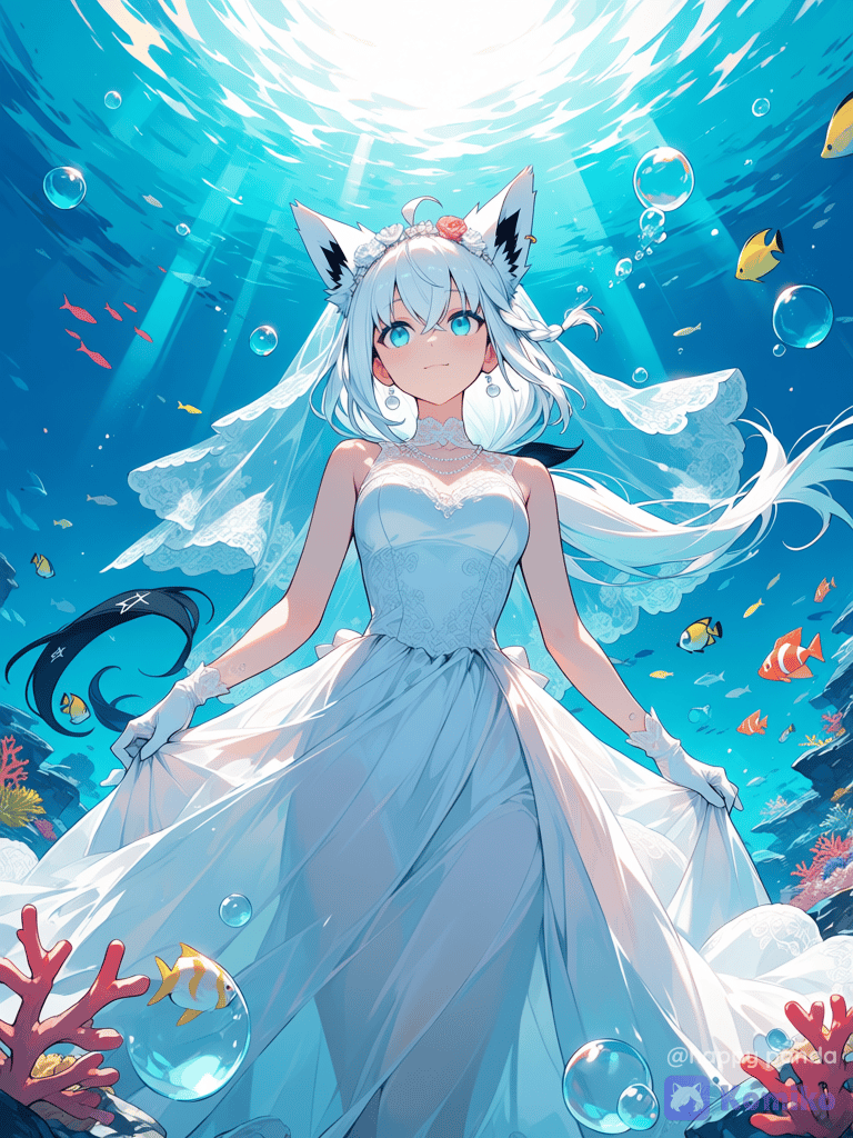 水下婚纱