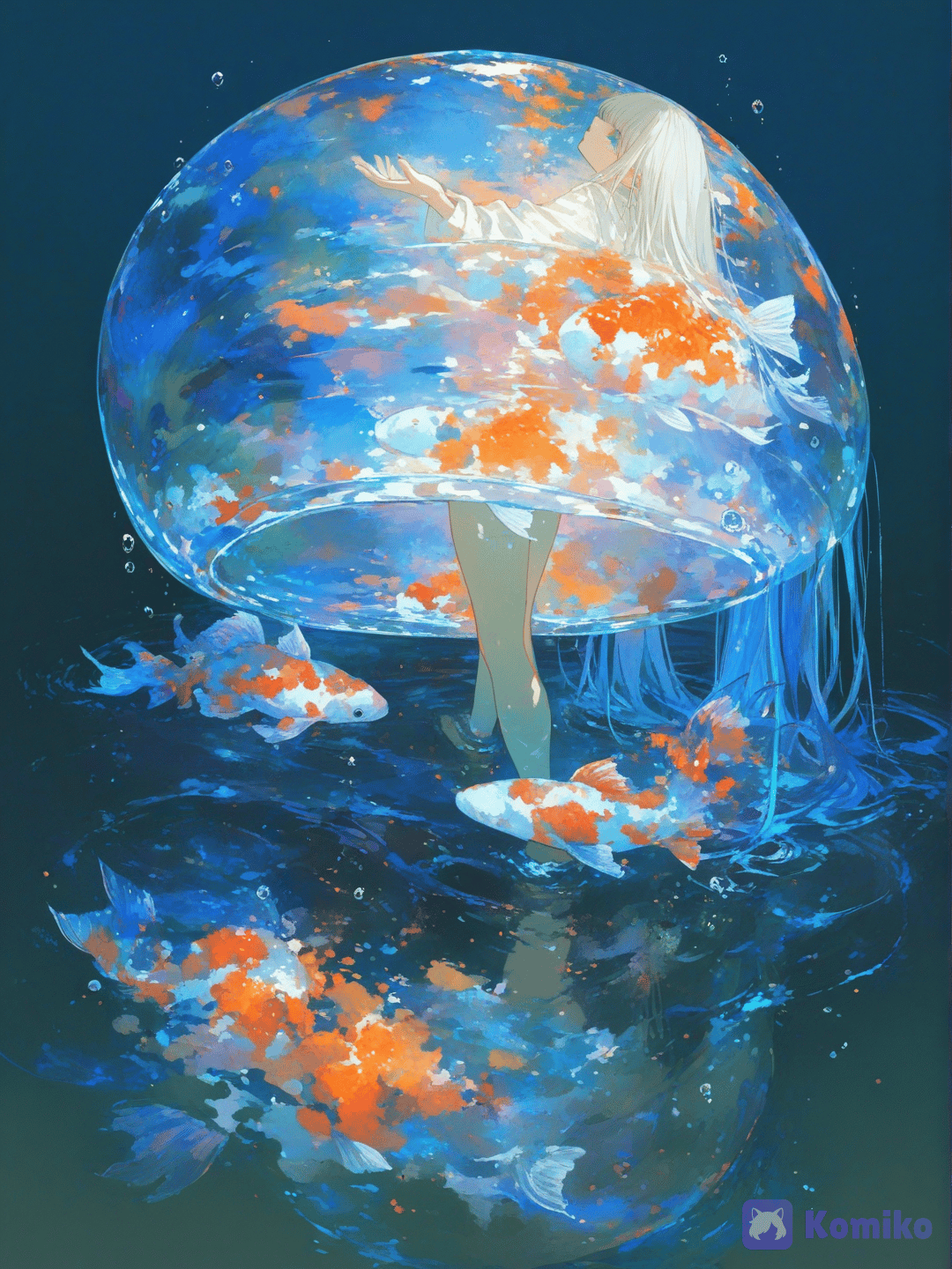 Ahiko koi fish