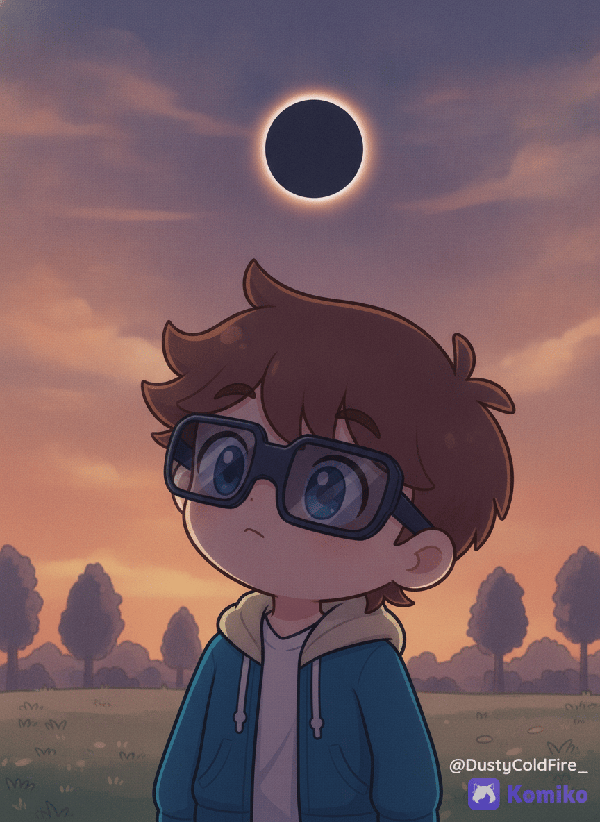 Dusty y el eclipse solar