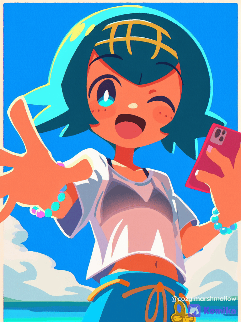 Lana at the beach ⛱️