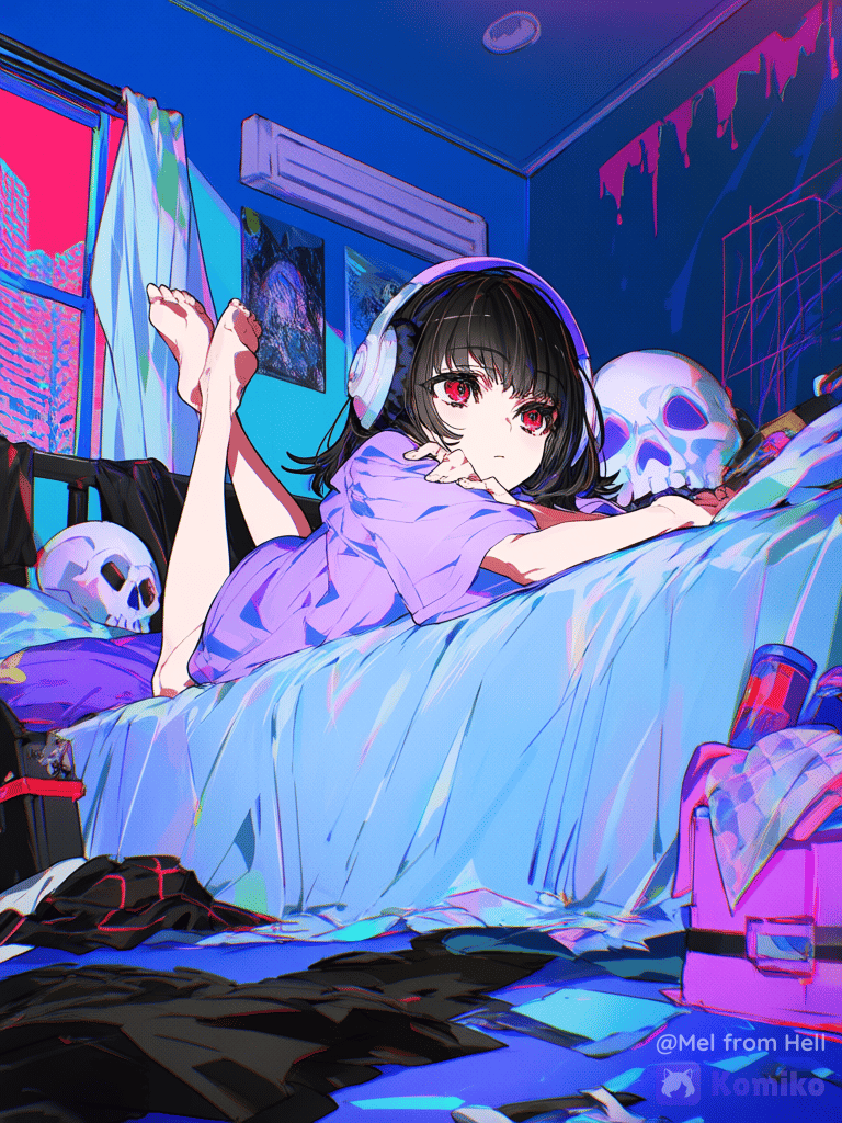 Only exist in the dark of my room ...