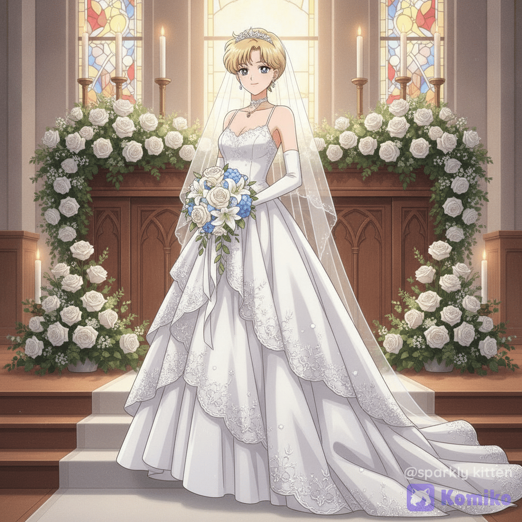 haruka tenou de novia