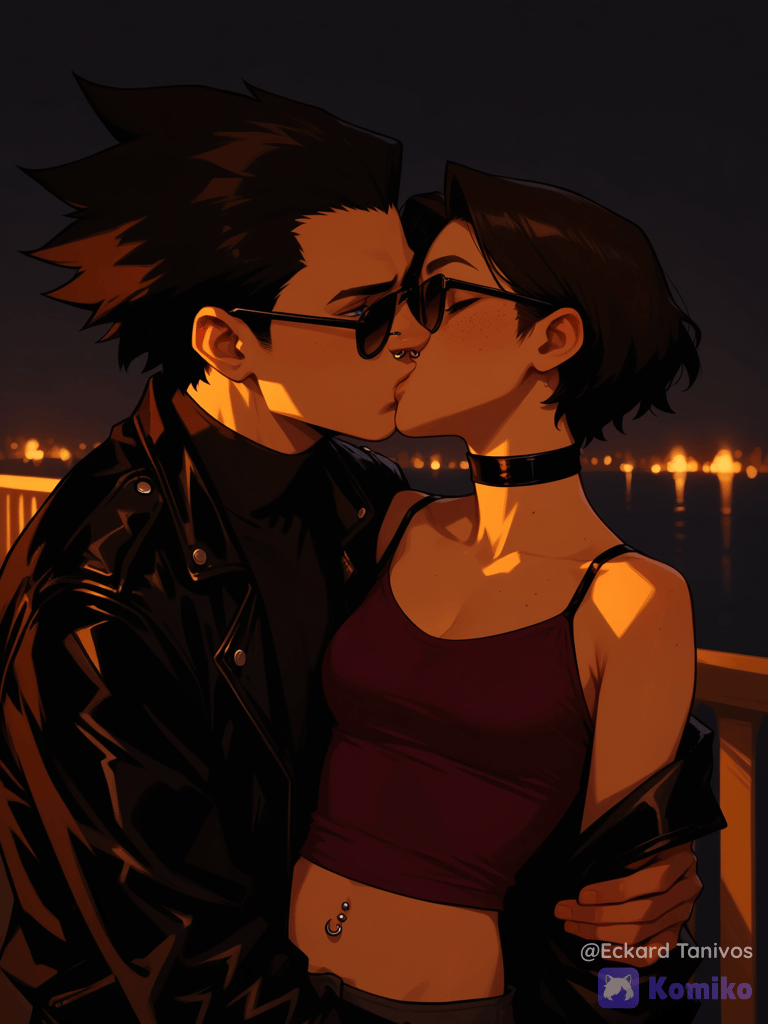 A kiss before you go