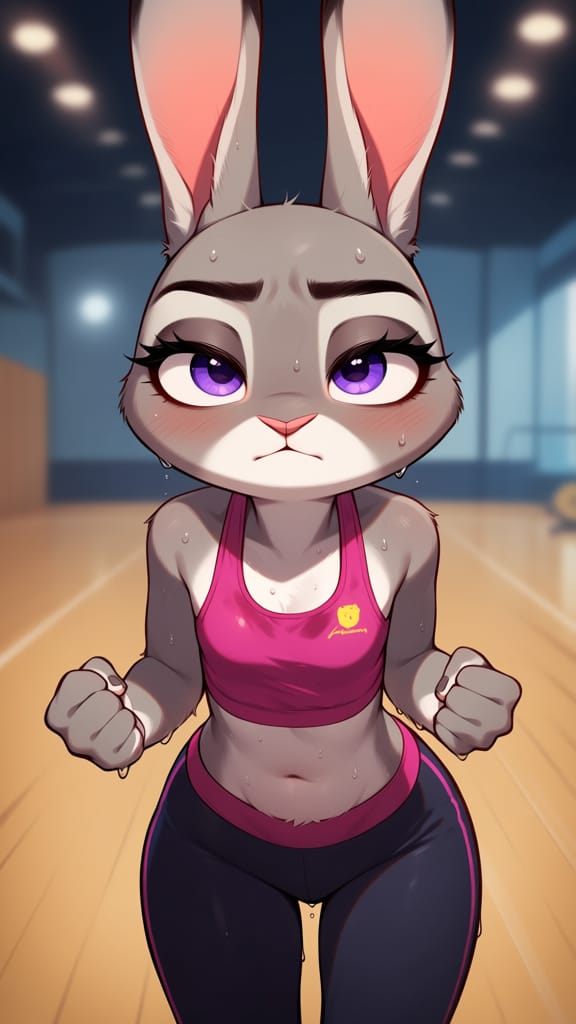 Judy at the Gym