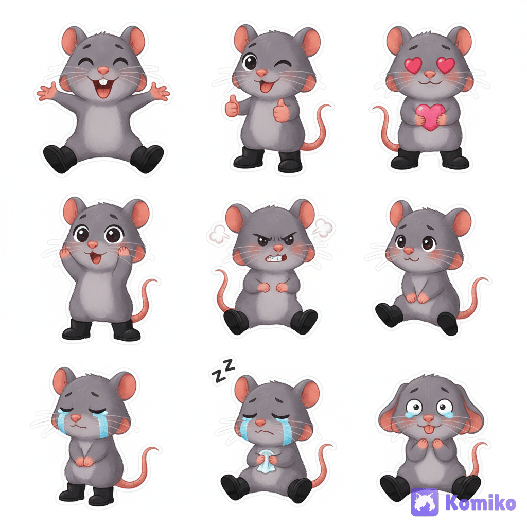 Abra Kadabra Sticker Pack 🐭