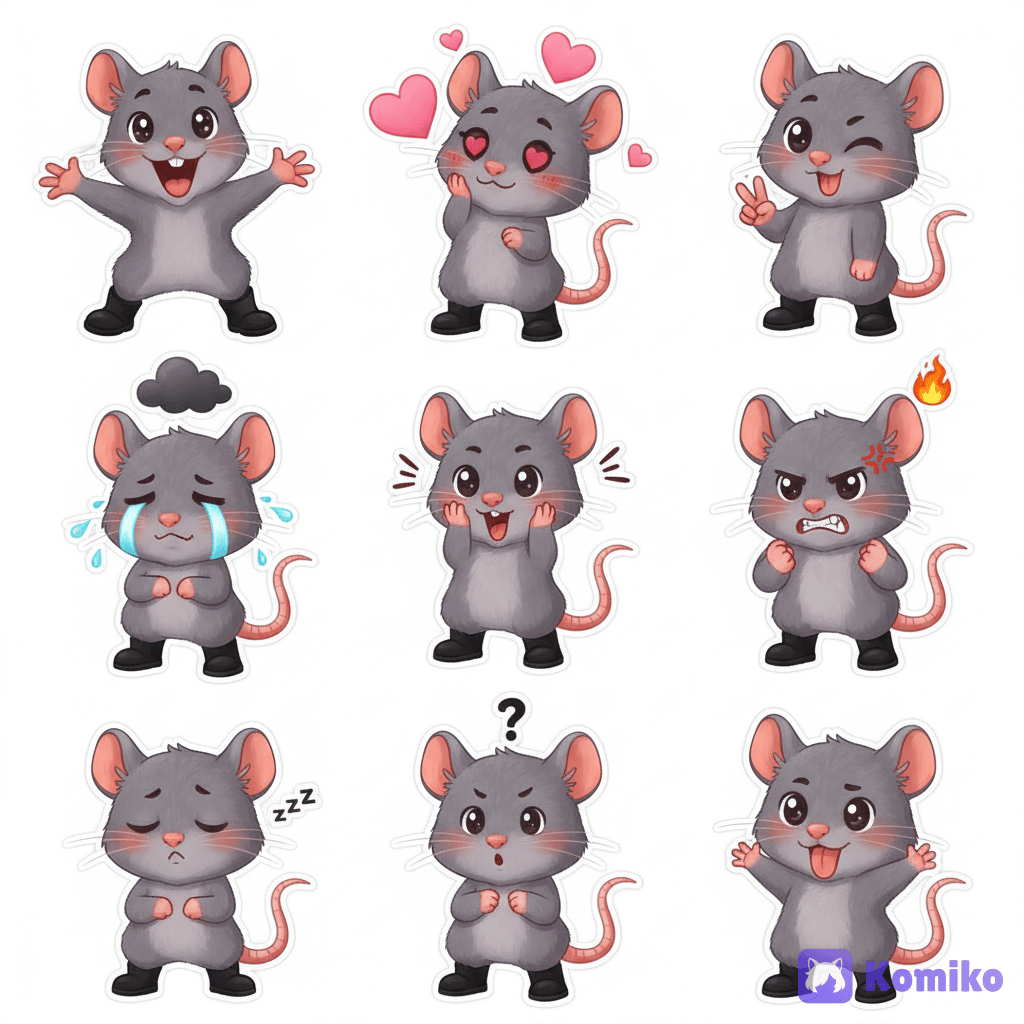Abra Kadabra Sticker Pack 🐭