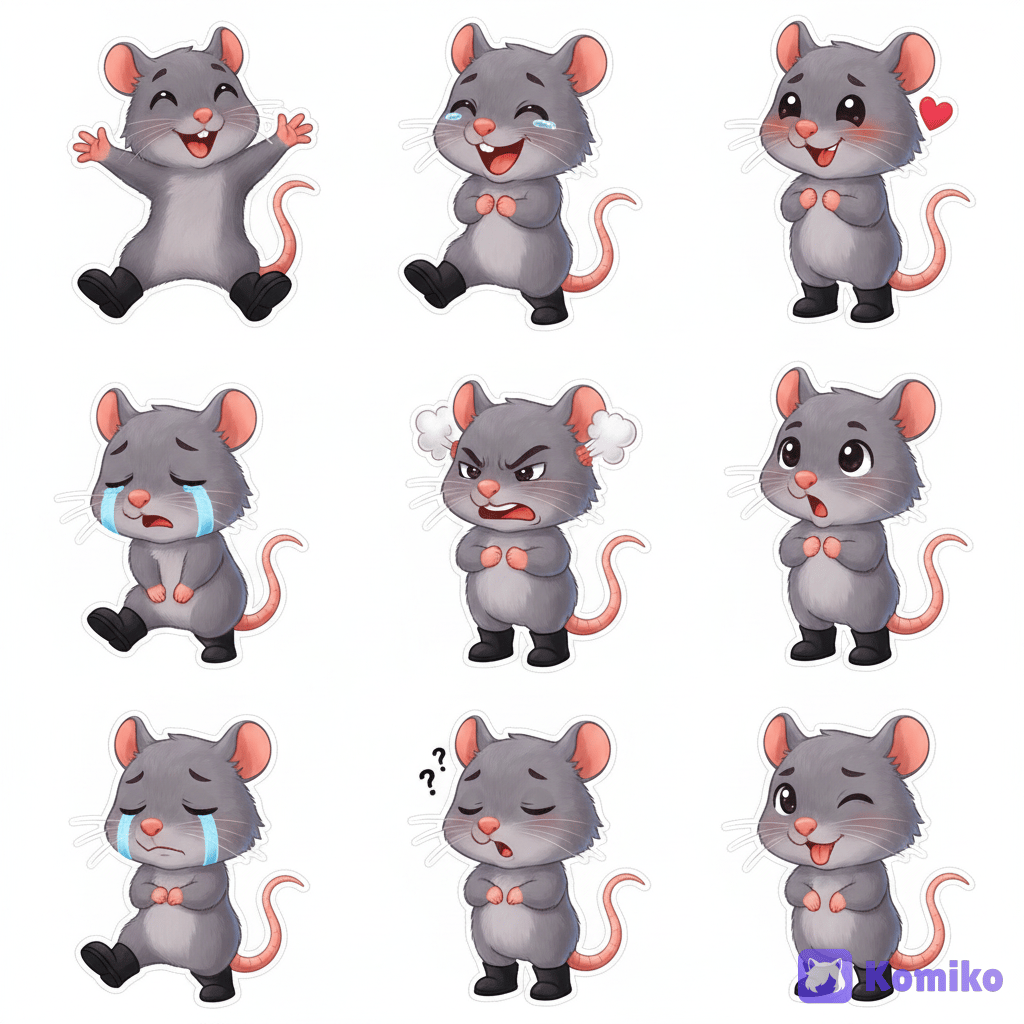 Abra Kadabra Sticker Pack 🐭